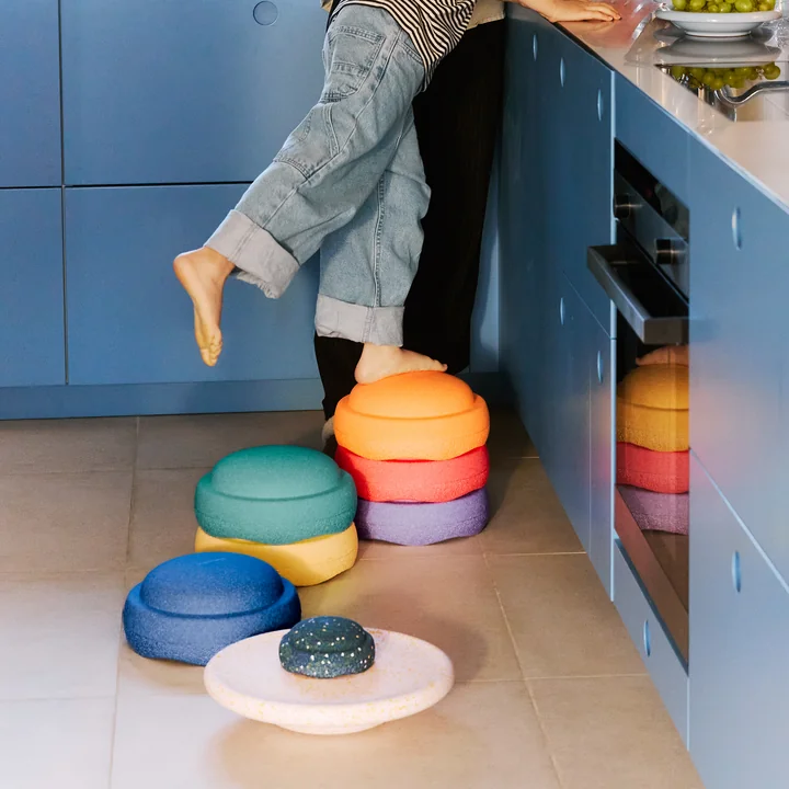 Stapelstein® - Spring Special Rainbow Set classic, multicolor (set of 8), (board + mini original)