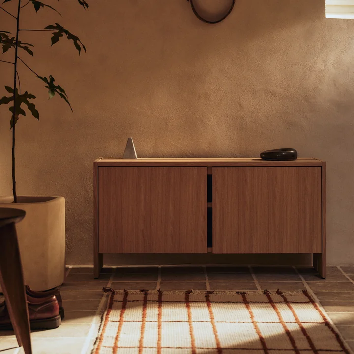 Ferm Living - Parcel Cabinet, H50 cm, natural oak