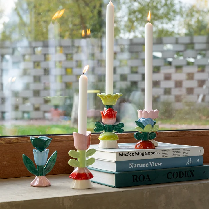 & klevering - Flower candle holder