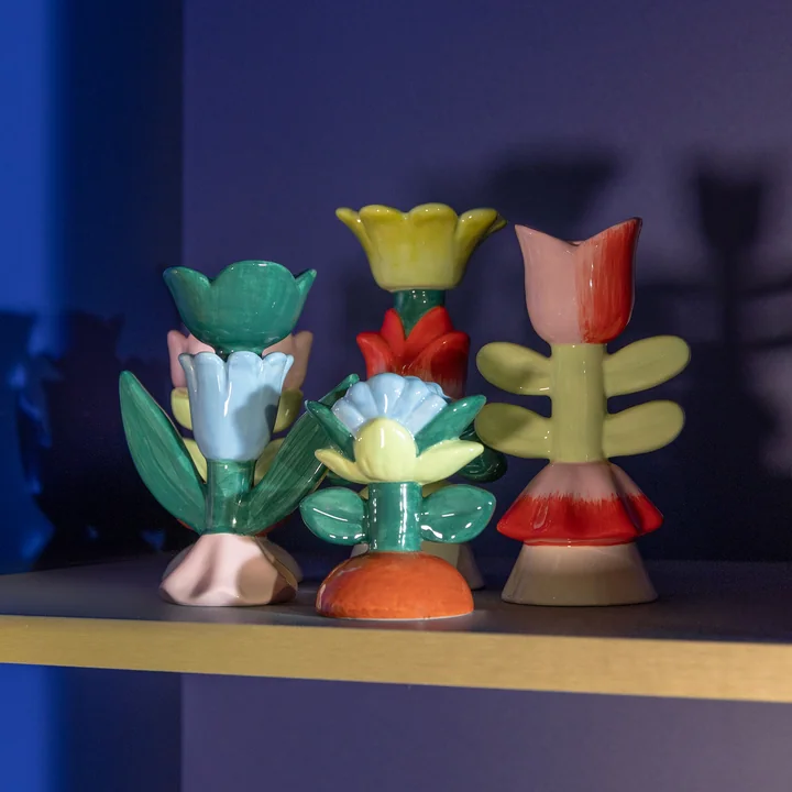 & klevering - Flower candle holder