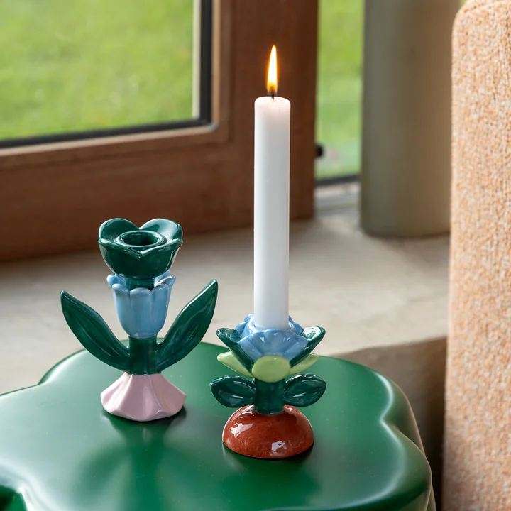 & klevering - Flower candle holder