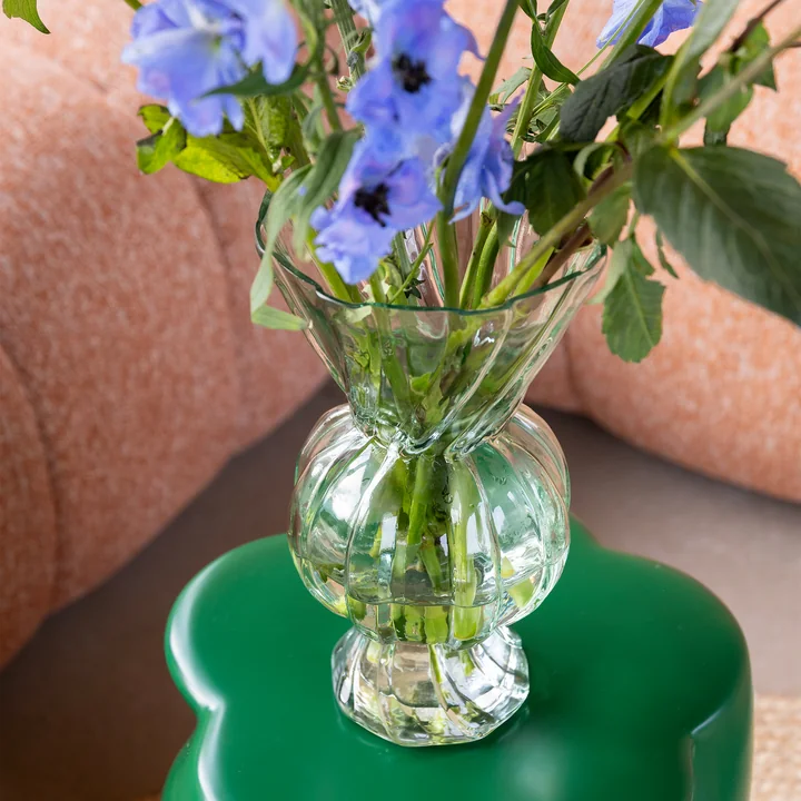 & klevering - Rhombic glass vase, green