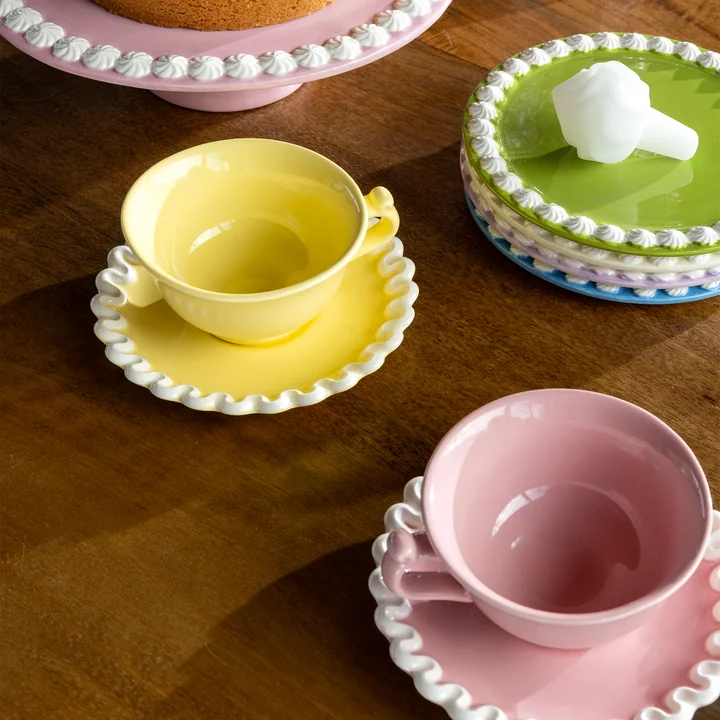 & klevering - Whip Cup with saucer, 150 ml