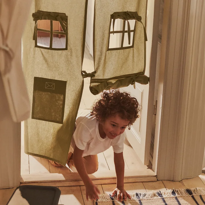 Ferm Living - Settle Door curtain, elm green