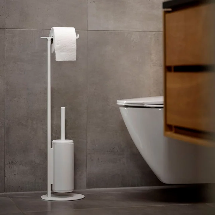 Zone Denmark - Toilet butler with brush Rim, 74 cm, white