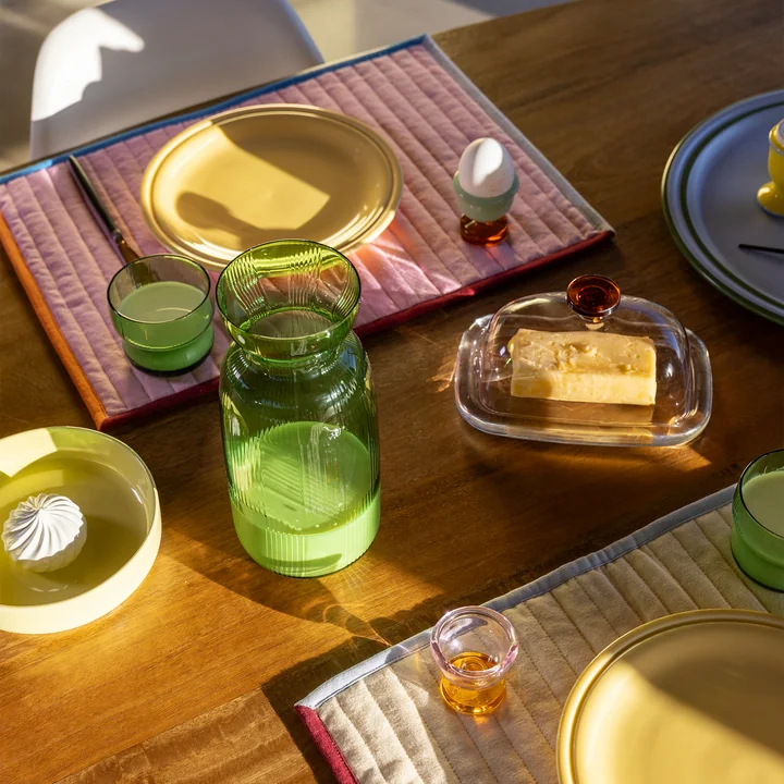 & klevering - Cantine butter dish, pink