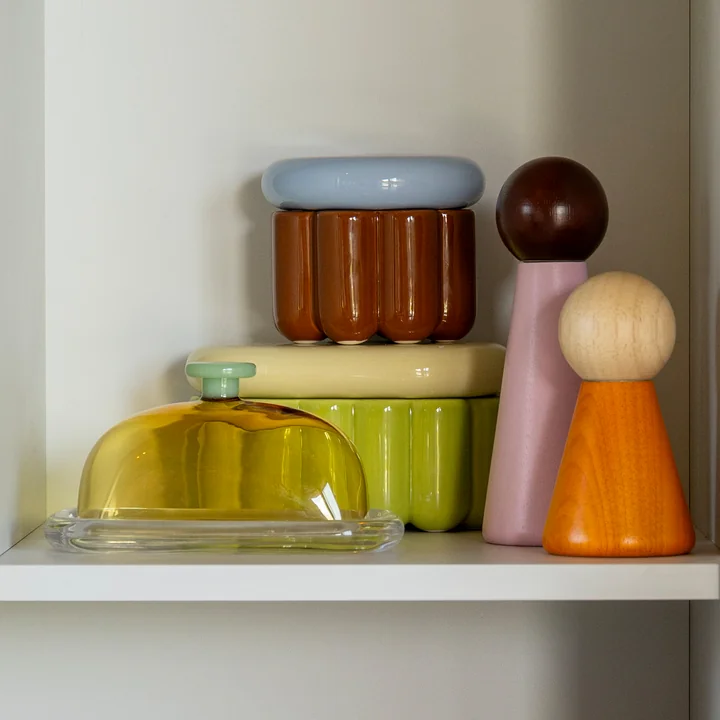 & klevering - Cantine Butter dish, yellow