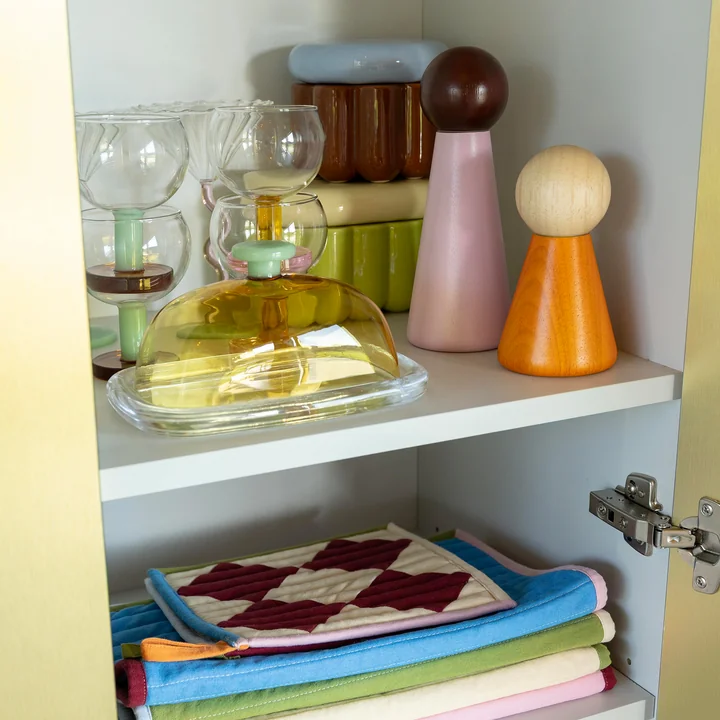 & klevering - Cantine Butter dish, yellow