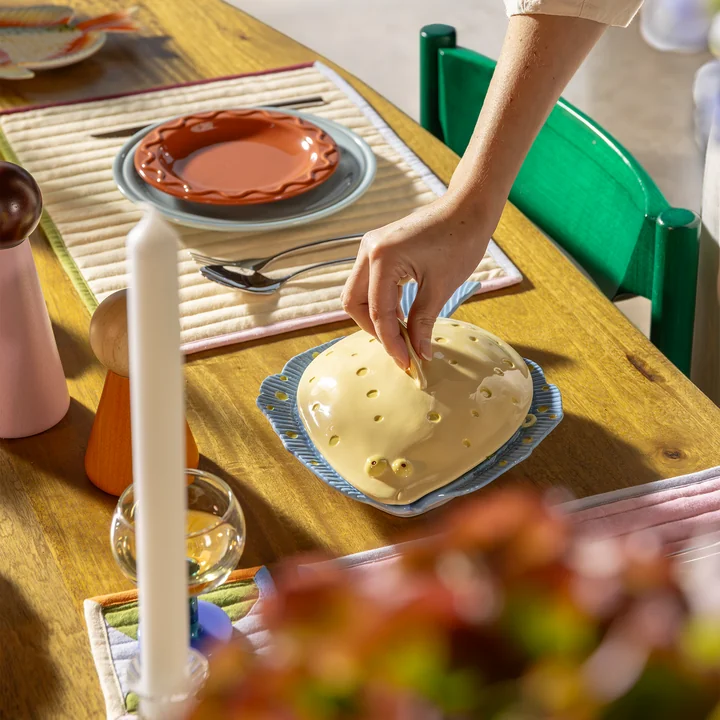 & klevering - Plaice tureen, 29.5 x 21 cm, yellow