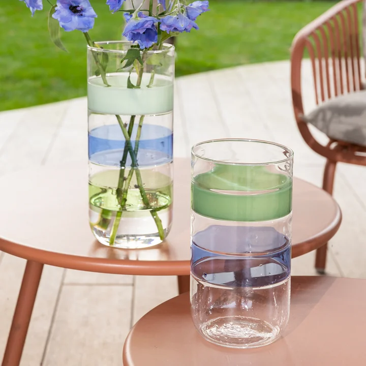 & klevering - Lumo Vase large and small, multicolored