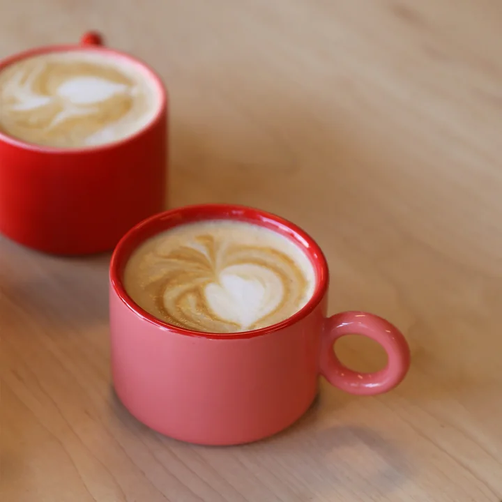 & klevering - Chiquito cup, 0.2 l, red (set of 2)