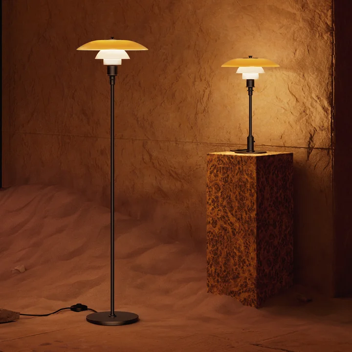 Louis Poulsen - PH 3½-2½ Floor lamp Centenary Edition, amber / opal white