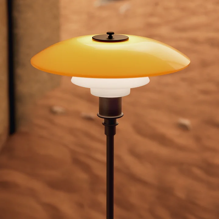 Louis Poulsen - PH 3½-2½ Floor lamp Centenary Edition, amber / opal white