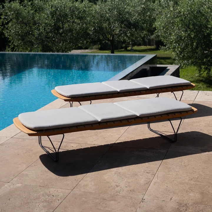 HOUE - Cushion for MOLO sun lounger, ash