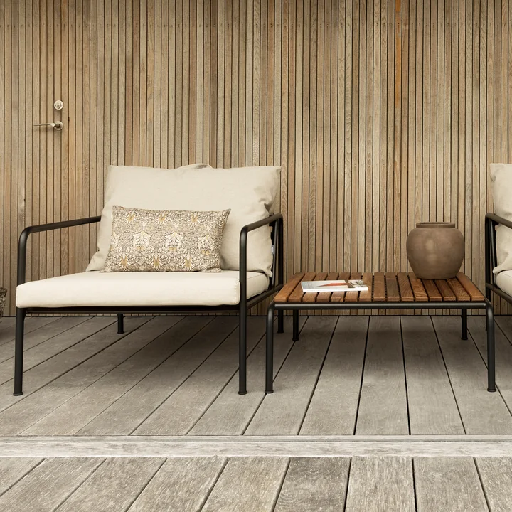 HOUE - AVON Chair, black / ash with AVON Table, thermo ash / black