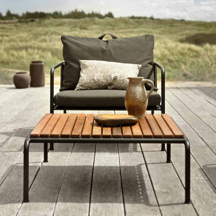 HOUE - AVON Chair, black / charcoal, AVON table, thermo ash / black