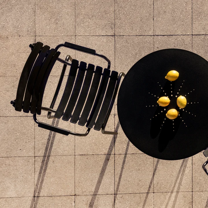 HOUE - ReCLIPS Outdoor Dining armchair, black