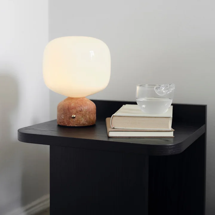 Gejst - MEEMO portable table lamp Amber Red Marble
