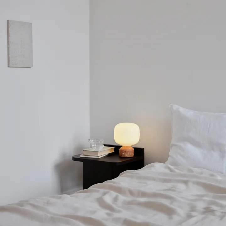 Gejst - MEEMO portable table lamp Amber Red Marble