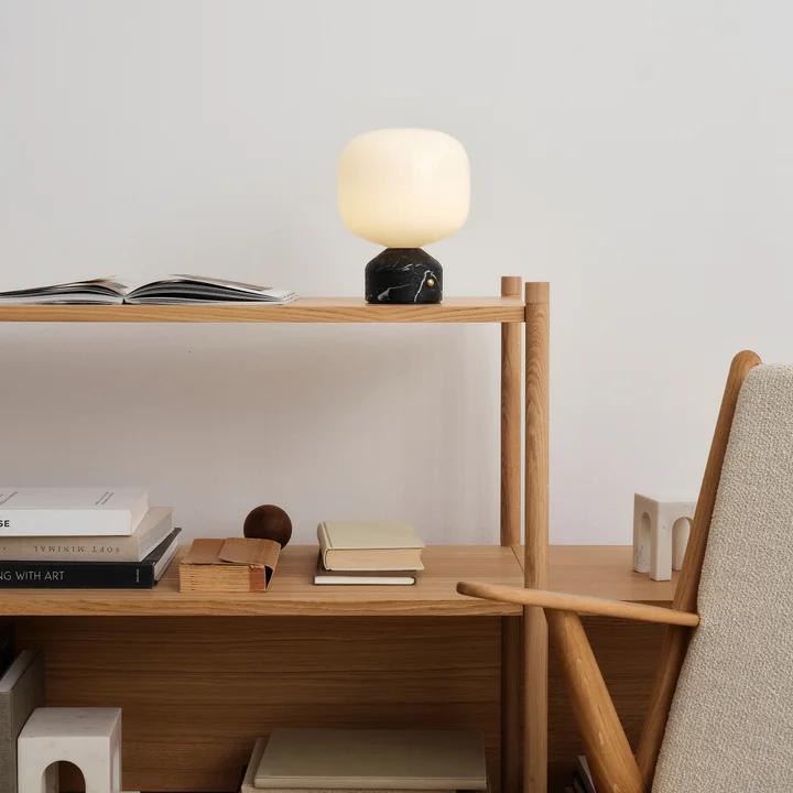 Gejst - MEEMO portable table lamp Black Marble
