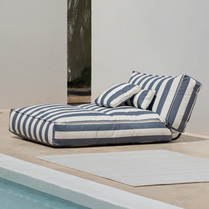 Blomus - Stay Outdoor bed, 120 x 190 cm, lily white / key largo