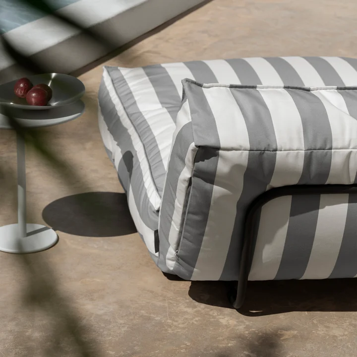 Blomus - Stay Outdoor bed, 120 x 190 cm, lily white / elephant skin