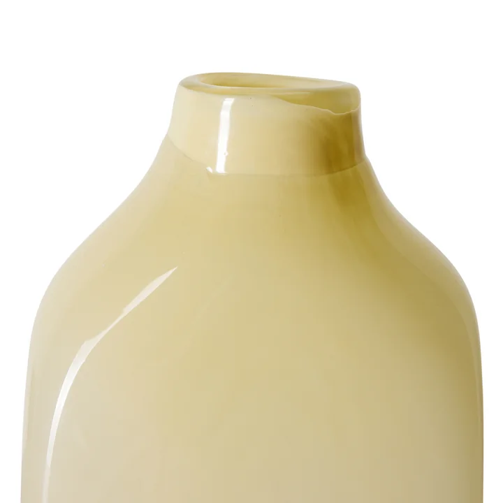 HKliving - Atelier Glass vase, medium, cream