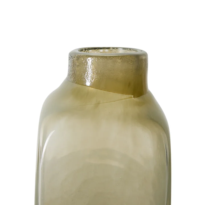 HKliving - Atelier Glass vase, small, pale green