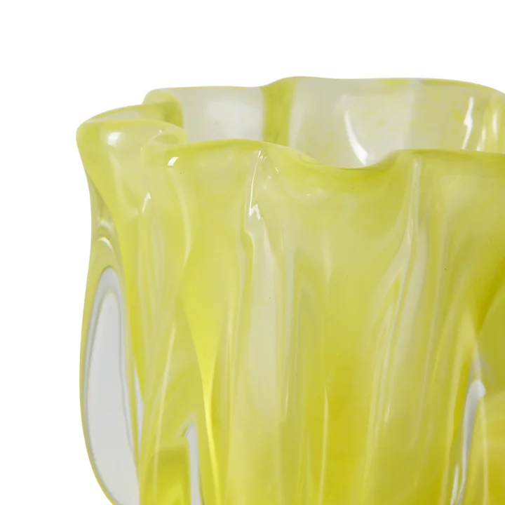 HKliving - Corala Candle holder, light green
