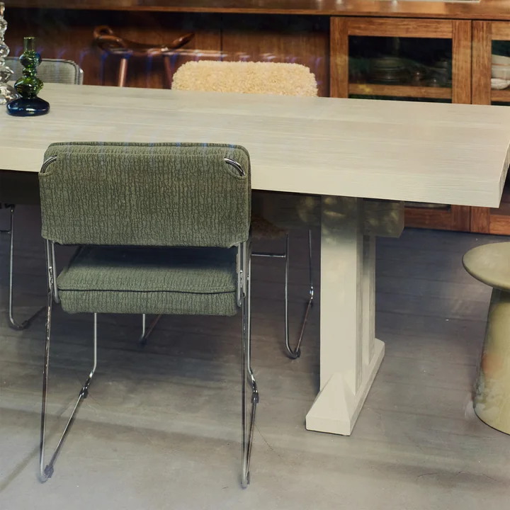 HKliving - Endless Dining chair, edge / wild olive