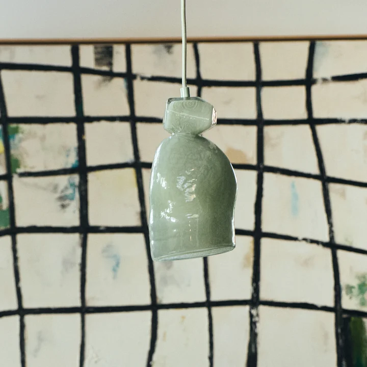 HKliving - Gemstone Pendant light, tourmaline