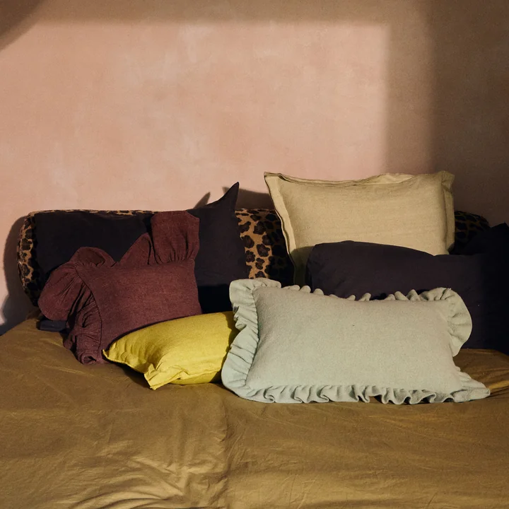 HKliving - Cushion, 45 x 45 cm, rosemint