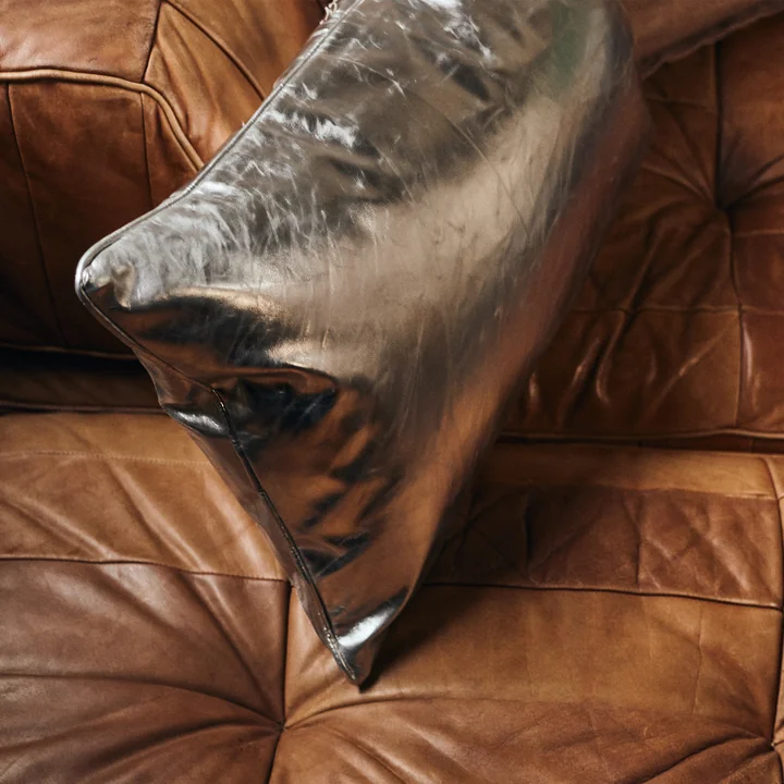 HKliving - Cushion, 60 x 35 cm, silver lining