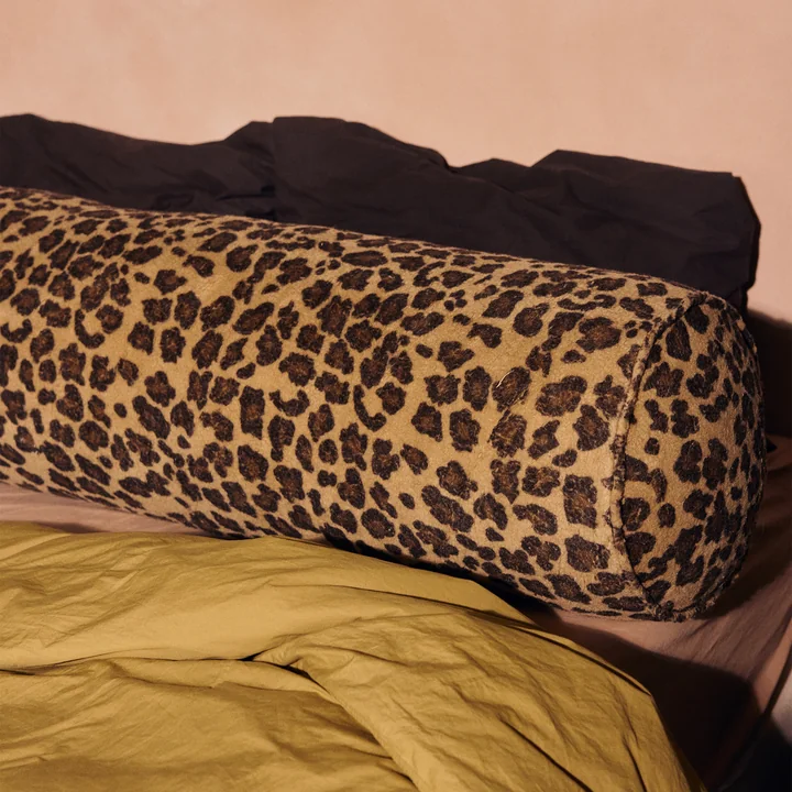 HKliving - Roll cushion, Ø 30 x 150 cm, panther