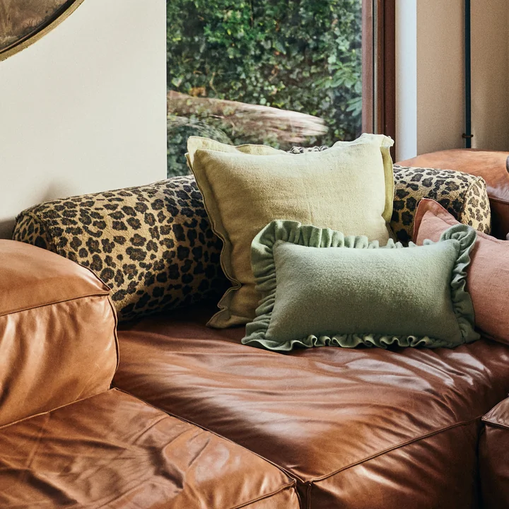 HKliving - Roll cushion, Ø 30 x 150 cm, panther