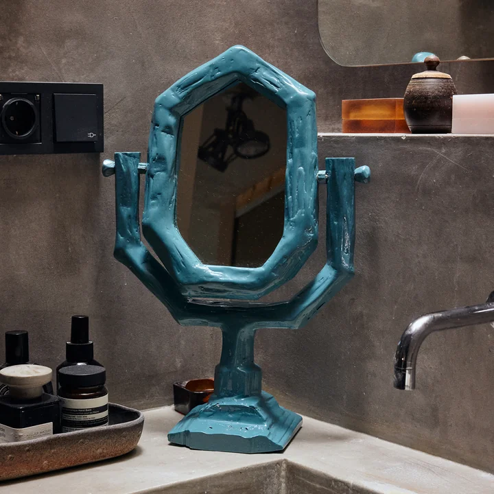 HKliving - Make-up mirror, petrol