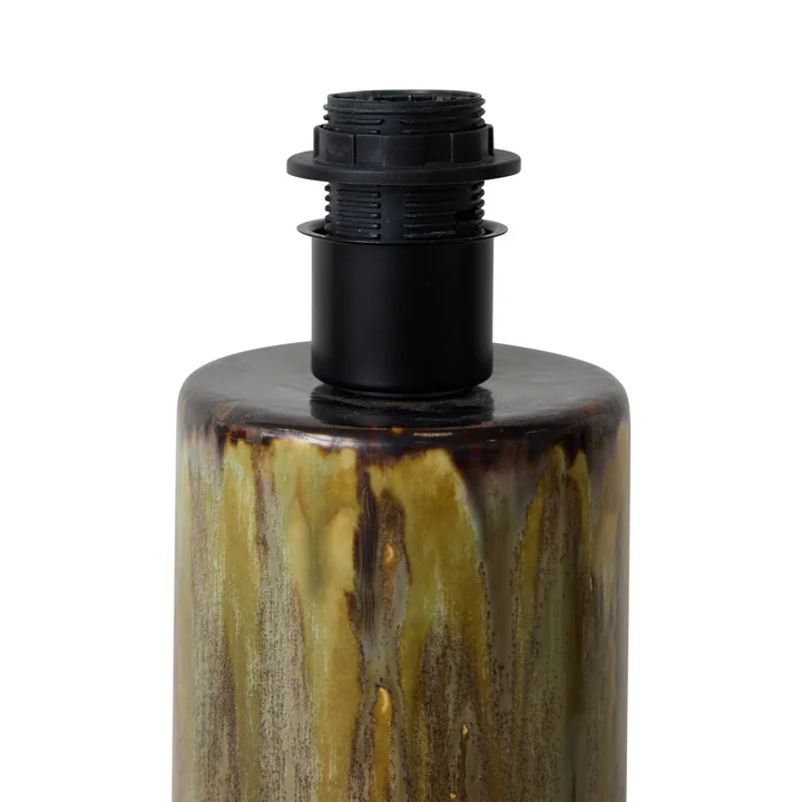 HKliving - Ceramic table lamp base, reactive green