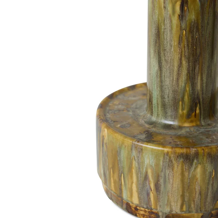 HKliving - Ceramic table lamp base, reactive green