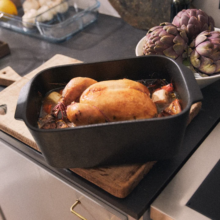 Rosendahl - Bake 'n' Roast casserole 5.0 l, gray