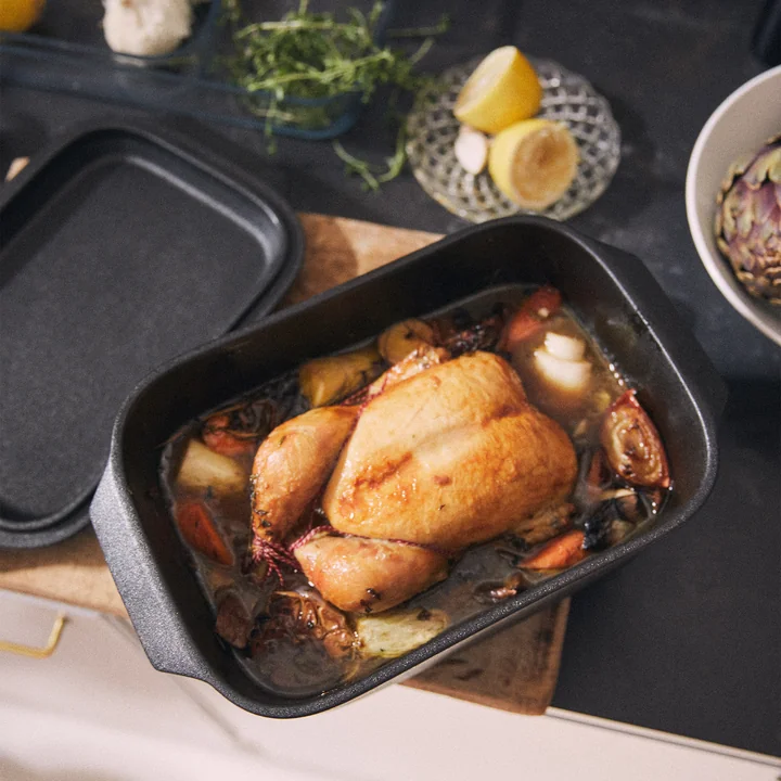 Rosendahl - Bake 'n' Roast casserole 5.0 l, gray