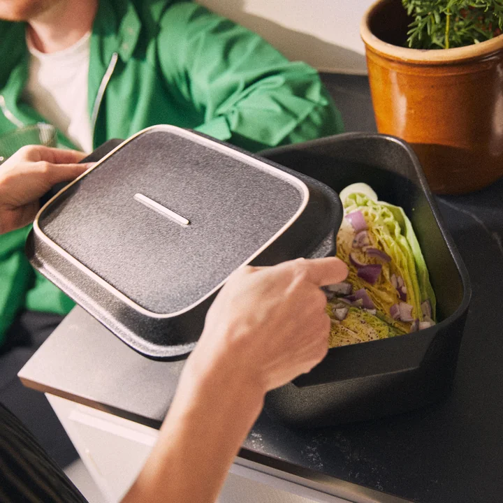 Rosendahl - Bake 'n' Roast casserole 5.0 l, gray