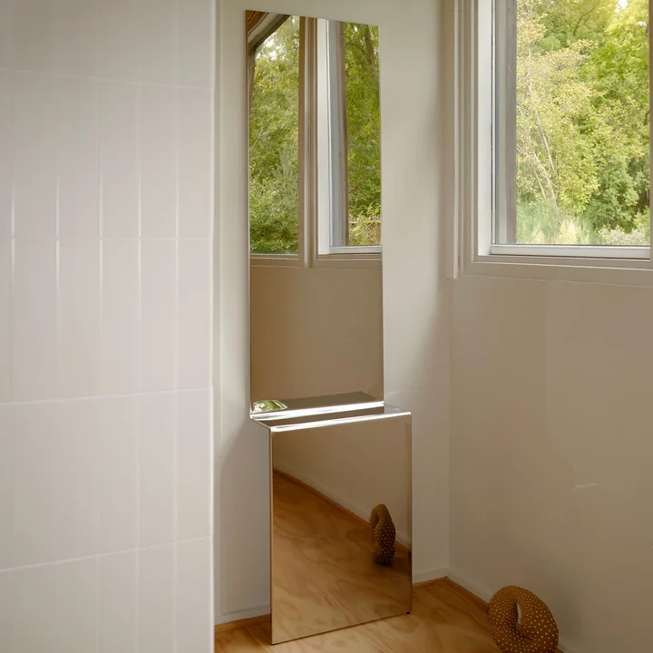 Muuto - Pleat Mirror, polished steel