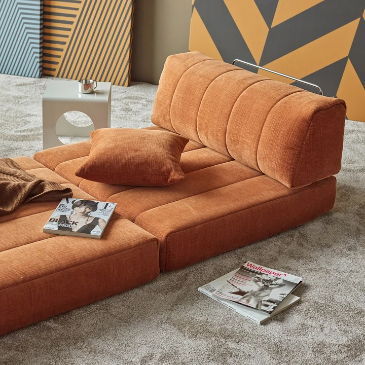 Innovation Living - Cozypad Armchair, rust orange (fabric 412 Esina)