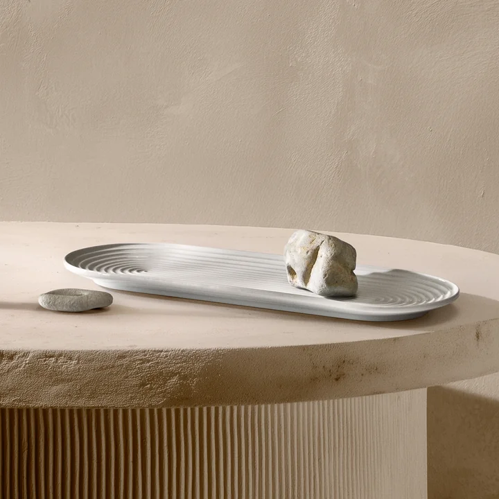 Lyngby Porcelæn - Lyngby Tura serving bowl oval, 48 x 20 cm