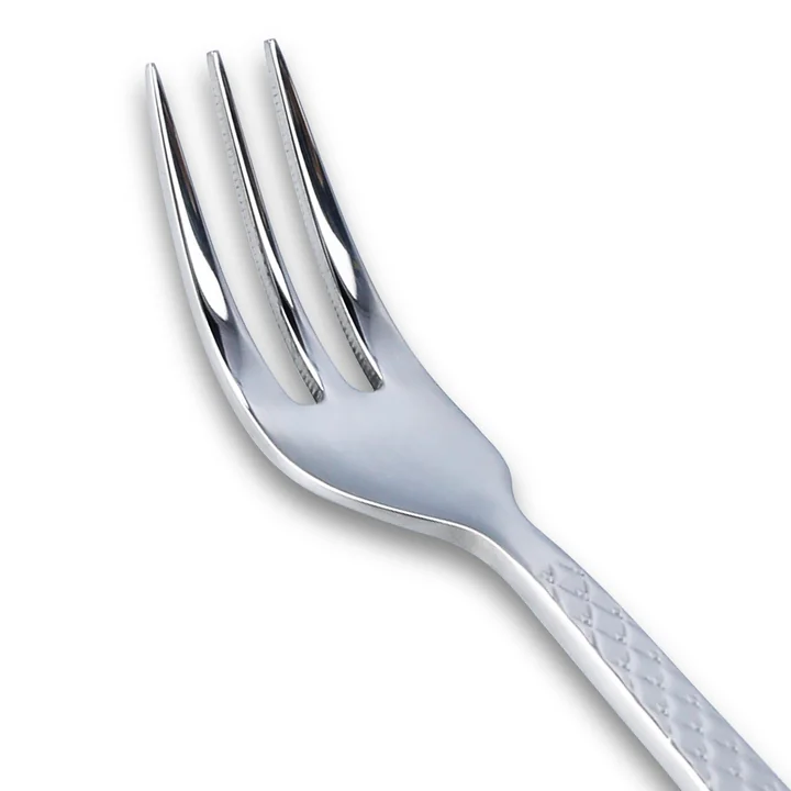 Lyngby Porcelæn - Rhombe cake fork, steel
