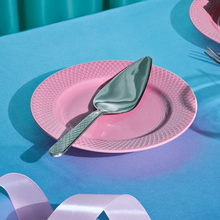 Lyngby Porcelæn - Rhombe cake server, steel
