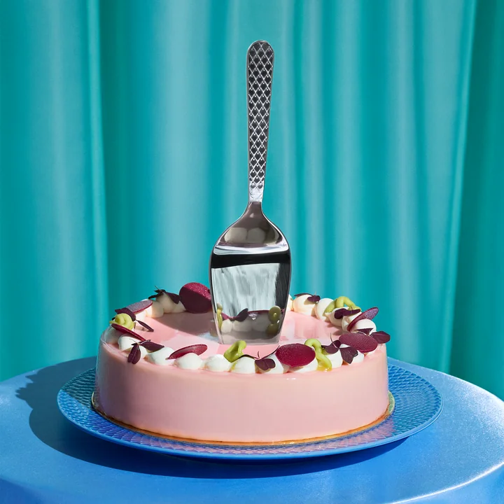 Lyngby Porcelæn - Rhombe cake server, steel
