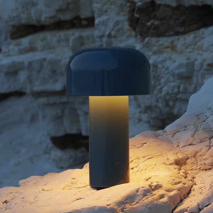 Flos - Bellhop rechargeable table lamp (LED), gray-blue