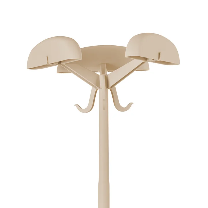 Kartell - Alta Tensione Coat rack, mat dove gray