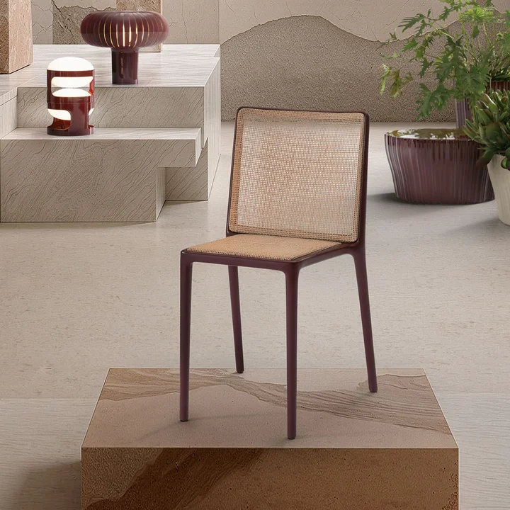 Kartell - Belvedere Vienna chair, burgundy